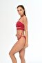 Aquaviva Women's Cherry Cross Strap Barbara Low-Cut Bikini Set - 3