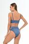 Aquaviva Women's Indigo Adjustable Strap Theodora Low-Cut Bikini Set - 4