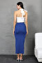 Skirt - Slit Skirt with Leg Tie / Top Quality Max Skirt - 4