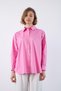 Timeless Elegance! Pink Color Oversize Poplin Women's Shirt