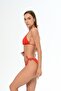 Aquaviva Women's Red Triangle Bikini Set - Maria Side Detailed - 3