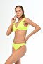 Aquaviva Women's Neon Yellow Ruffled Elizabeth Bikini Set - 2
