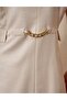 Double Suit Cream with Metal Accessory Detail - 8