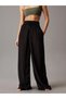 Women's Fine Fabric Beach Chair with High and Elastic Waist Wide Legs Bhaykw0285-Beh