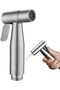 Stainless Steel Handheld Bidet Sprayer for Toilet Cloth Bathroom Diaper Self Cleaning Shattaf Set
