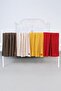 Cuo Knitted Knitwear Sofa Shawl, Children's Blanket Brown - 130x150 - 6
