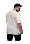 Men's Plain Basic Thick Fabric Full Oversize Loose Fit T-Shirt - 3