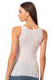 Özkan 23493 Women's Transfer Ribbed Flexible Soft Thick Strap Tank Top - 2