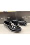 Men's Genuine Leather Black Patent Leather Accessories Ballerinas - 4