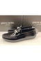 Men's Genuine Leather Black Patent Leather Accessories Ballerinas - 3