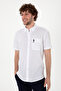 Men's White Short Sleeve Shirt 50305707 -Vr013 - 3