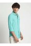 Men's Regular Fit Cotton Shirt Green Long Sleeves Casual & Formal Soft Fabric - 4