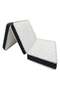Dream Bell Comfy White & Black Border Satin Medicated 180 X 90 X 7Cm Folding Mattress