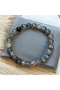 Veined Agate Natural Stone Bracelet (Stress-Evil Eye-Energy) - 2
