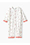 Girls' Dragonfly Print Long Sleeve Onesie with Ruffle Details