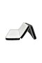 Dream Bell Portable White Folding Medicated 180 X 90 X 7Cm Knitted Cotton Mattress With Black Border - 2