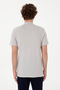 Men's Regular Fit Judge Collar Light Gray T-Shirt 50299835 -Vr001 - 5