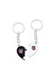 Special Puzzle Heart Licensed Metal Keychain for Lovers - 2
