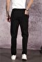Kingbrich Elastic Waistband Regular Fit Plain Linen Men's Trousers - 5