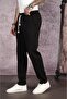 Kingbrich Elastic Waistband Regular Fit Plain Linen Men's Trousers - 3
