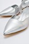 Women's High Heel Shoes Silver Skin - 3