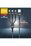 3 in 1 Cable For Fast Charging and Data Transfer 1.2CM - 2