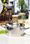 Madrid 1097 8 Piece Cylinder Steel Cookware Set - 6