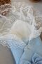 Pack of Lace Blue Baby Boy Swaddles – Newborn Hospital Release Blanket Si, Mevlütlük Gift - 6