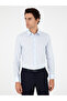 Light Blue Slim Fit 100% Cotton Shirt 50303006-Vr003 - 3