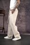 Belted Baggy Fit Gabardine Trousers - 3