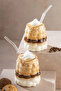Heat Resistant Borosilicate Bead Model Glass Coffee Pot + Bead Cup Set Still Handle Glass Coffee Pot - 2