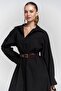 Belsay Trench Coat Black Dress - 5