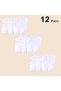 12 Pack Unisex White Booties Socks Cotton Sports Sneaker Socks Set