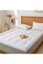 180X200X7 HYPOALLERGENIC COTTON MATTRESS TOPPER WITH FIBER FILLING - 3