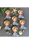 Mermaid Themed Baby Gift Magnet 20 Pcs - 2