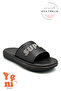 Super Eva Men's Slippers Beach Washroom Men's Slippers Lightweight Slippers Black White - 6