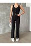 WOMEN'S BOTTOM-TOP STRIPED VEST PANT SET