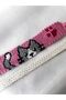 Pink Cat Patterned Knitted Bracelet Set of 2 - 4