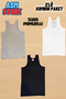 3-Piece Men's Cotton Combed Undershirt - Soft and Breathable - 2