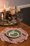 Charger American Service Vintage Ruffled Floral 2 Pcs