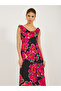 Floral Print Sleeveless A-Line Maxi Dress - 3
