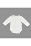 Ecru Hug Me Cat Printed Baby Bodysuit - Bodysuit with Snap Fasteners - 2