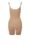 Open Bust Mid-Leg Body Shaper