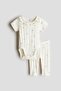 2-piece pointelle cotton set