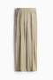 High-waisted tailored trousers