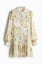 Patterned viscose dress