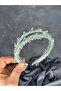 Sare Model Double Row Bridal Henna Crown Hair Accessory - 5