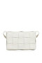 Small cassette crossbody bag - white