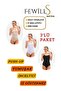 Pack of 3 Complete Body Recovery Bodysuit Corset (Seamless) Non-Marking Corset with Hooks at the Bottom