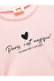 Cotton Drawstring Detailed Printed Short Sleeve Crew Neck Crop T-Shirt - 4